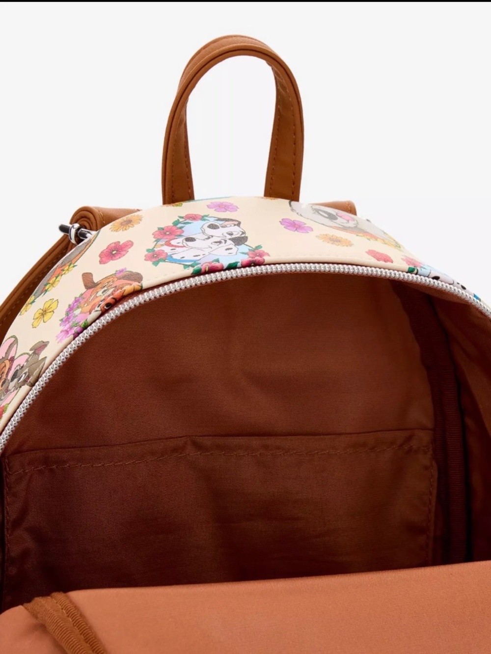 Loungefly Disney Dogs Flower Hearts Mini Backpack NWT - Picture 4 of 4